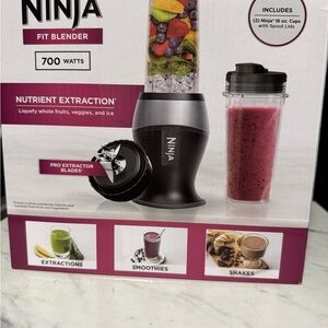 Ninja Fit Blender - Black and Silver